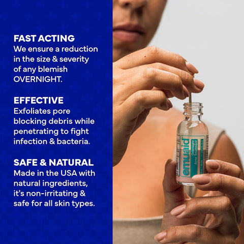 Emuaid Overnight Acne Treatment -  1oz 30ml