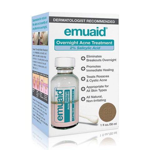 Emuaid Overnight Acne Treatment -  1oz 30ml