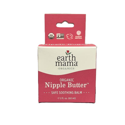Earth Mama Organic Nipple Butter Breastfeeding Cream 2 Fl Oz(3 Pack)