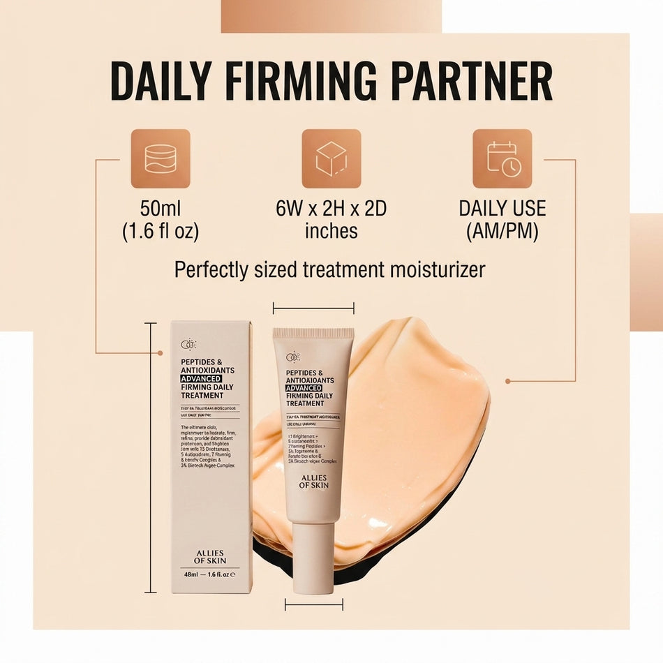 Allies of Skin Peptides & Antioxidants Advanced Firming Daily Treatment 1.6 fl oz