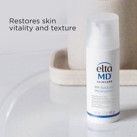 EltaMD PM Restore Moisturizer 1.7 oz | Nighttime Hydration for Skin Repair & Renewal
