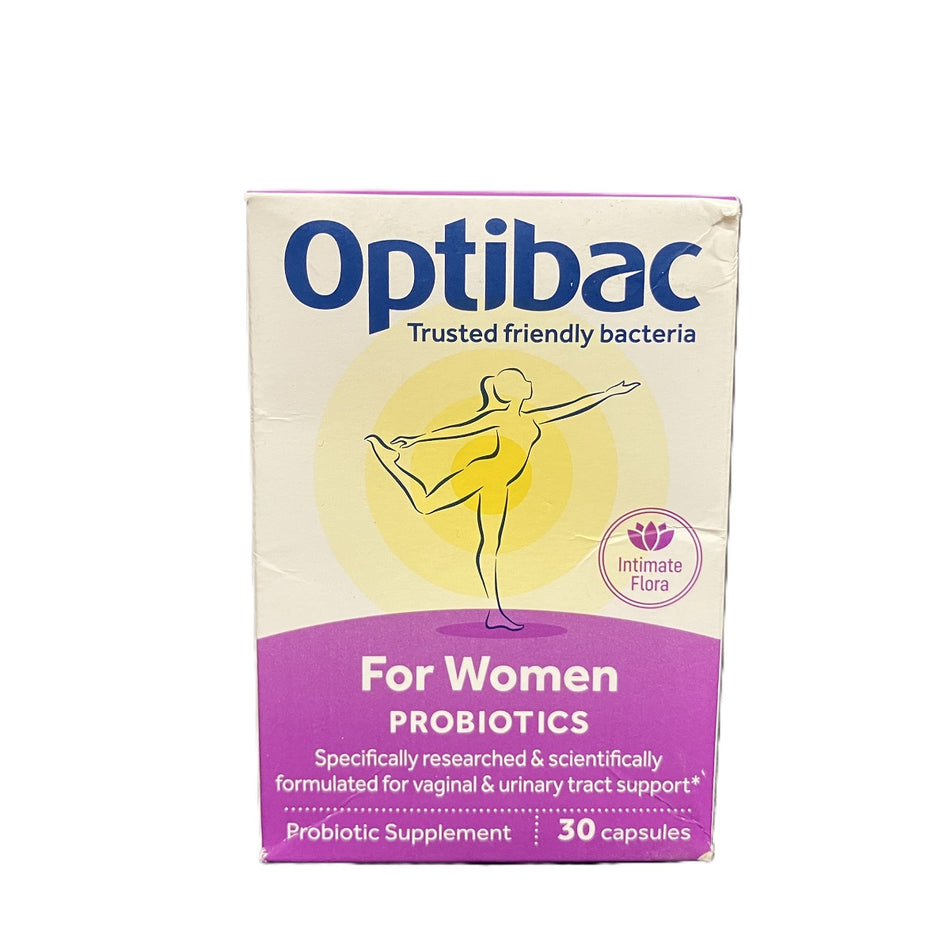 Optibac Probiotics For Women - Vegan Probiotic to Support Vagina Flora and Urinary Tract Health - 30 Capsules