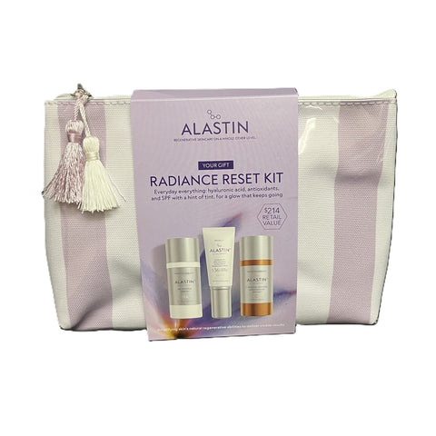 Alastin Radiance Reset KIT $214 Value (HA Immerse Serum, Hydratint Pro Mineral SPF 36, C Radical Defense Serum)