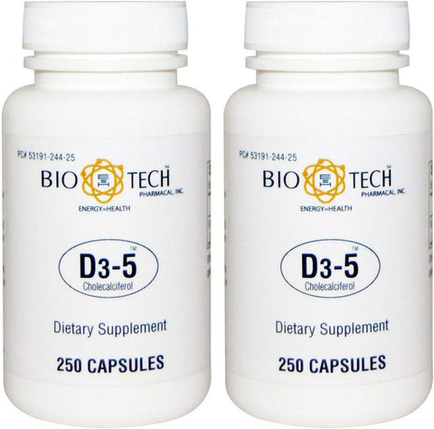 BioTech Pharmacal - D3-5 (5,000 IU) (500 Tablets)