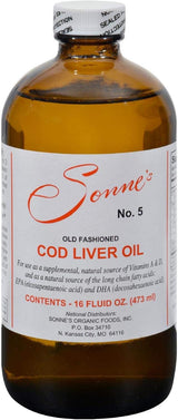 Sonne's Old Fashioned Cod Liver Oil No. 5, 16 oz