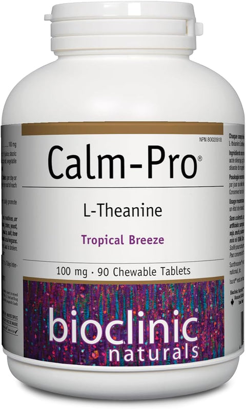 Bioclinic Calm Pro Chewable Tablets, 90 Count