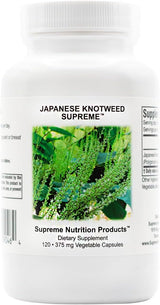 Supreme Nutrition Japanese Knotweed Supreme, 120 Pure Polygonum cuspidatum Vegetarian Capsules