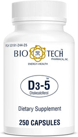 Bio-Tech Pharmacal Vitamin D3 (D3 5k IU, 250 Count)