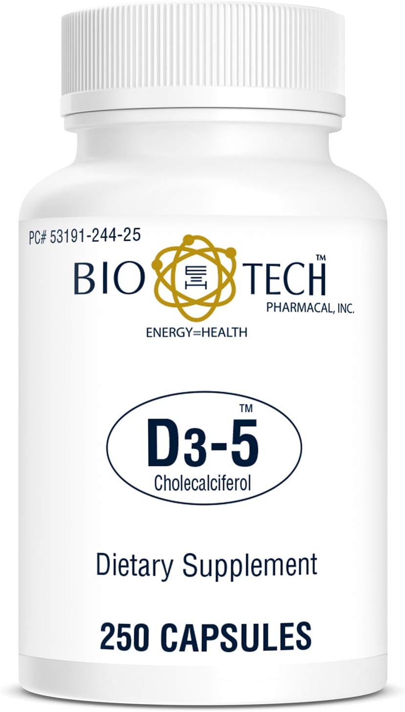 Bio-Tech Pharmacal Vitamin D3 (D3 5k IU, 250 Count)