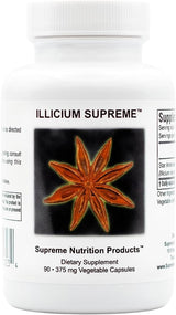 Supreme Nutrition Illicium, 90 Pure Star Anise Vegetarian Capsules