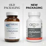 Metabolic Maintenance L-Methylfolate 15mg – 60 Capsules | Active Folate Supplement