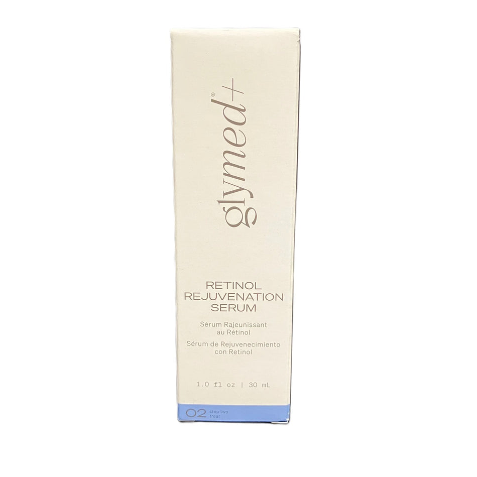 GlyMed Plus Retinol Rejuvenation Serum 1 oz 5% Retinol Reduce fine lines wrinkles acne and hyperpigmentation