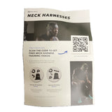 Iron Neck Harness Advanced Neck Trainer for Strengthening Alpha Plus Harness Black