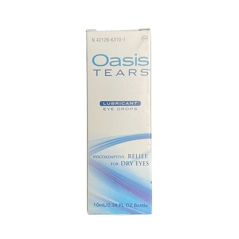 Oasis TEARS Lubricant Multidose BOTTLE Eye Drops Relief For Dry Eyes, 0.3 fl oz (Pack of 2 BOTTLES)