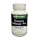 Enzyme Science Enzyme Defense Pro, 60 Capsules, Enzyme Blend with Vitamin D3, L Lysine and Calcium, Daily Wellness Support Supplement