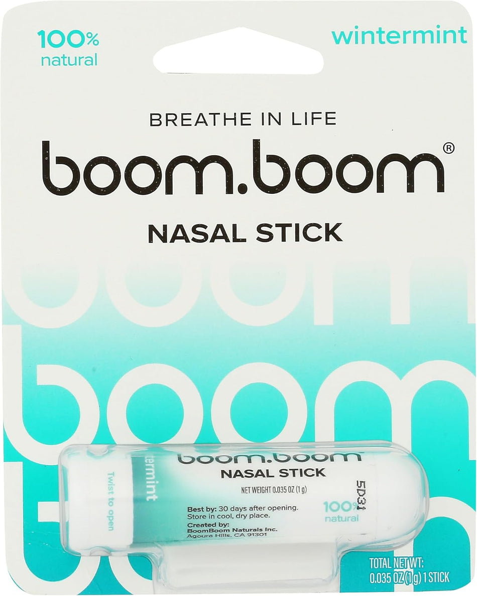 Boomboom Naturals Inhaler Nasal Wntrmnt 1Pk, 1 ea
