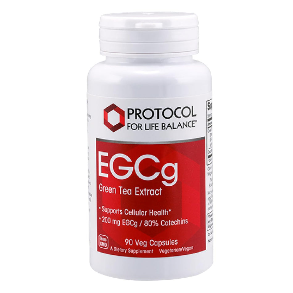 Protocol EGCg Green Tea Extract 200mg - Oxidative Stress Quencher, Cellular Health - 90 Veg Caps