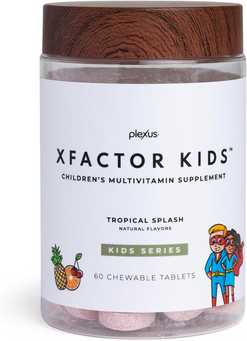 Plexus XFactor Kids – 60 Chewable Tablets | Multivitamin & Probiotic for Children's Health
