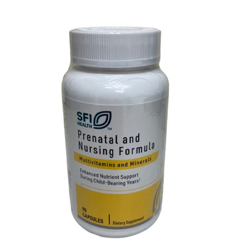 Klaire Labs SFI Health Prenatal and Nursing Formula 90 Capsules