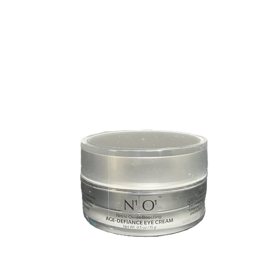 N1O1 Age Defiance Eye Cream 15ml, Nitric Oxide Complex, Hyaluronic Acid, Peptides, Ceramides, Anti Aging Under Eye Treatment, Hydrating Firming Dark Circle Puffiness Care