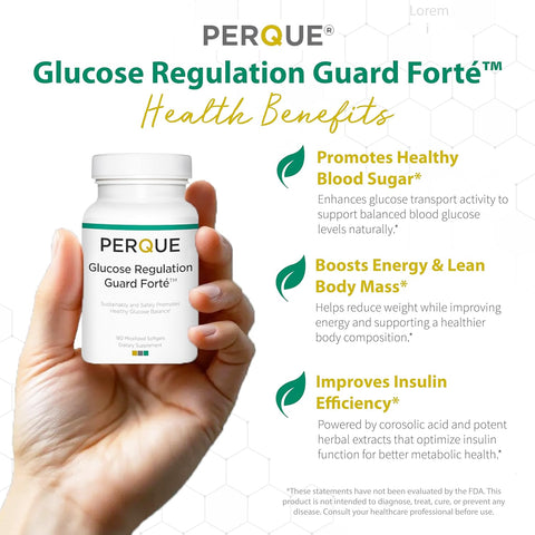 Perque Glucose Regulation Guard Forte 180 Softgels