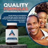 Ayush Herbs Probiotic 100B – 60 Veg Capsules | High-Potency Gut & Immune Support