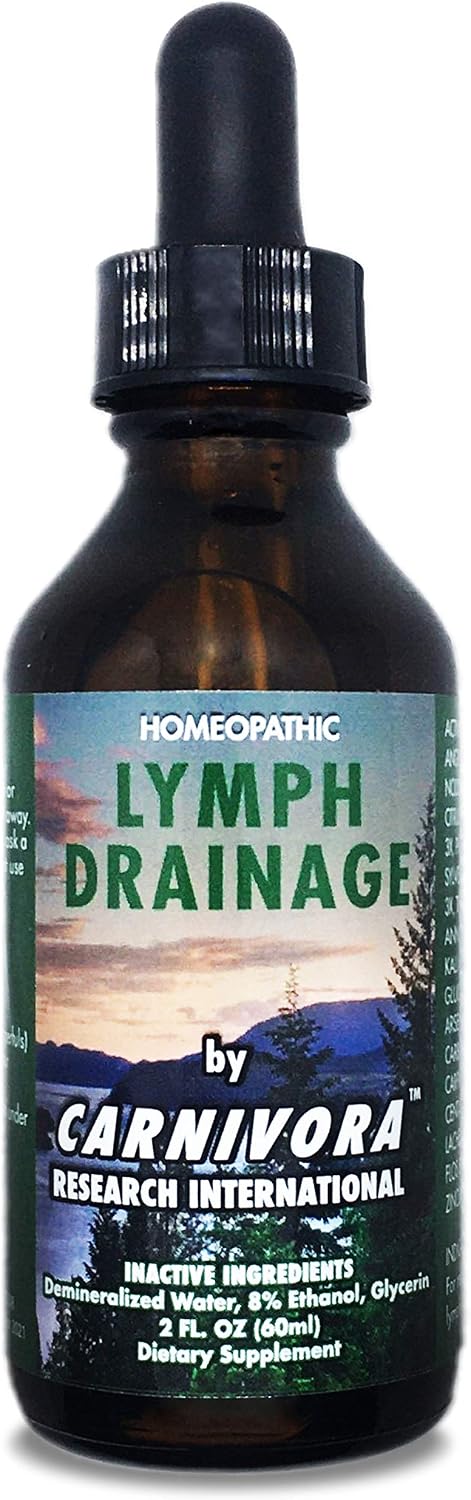 Carnivora - Lymph Drainage Drops - Stimulates and Cleanses Your Lymphatic System Flushes Cell Waste, Boosts Energy, Combats Exhaustion. 2 Fl Oz (Pack of 1)