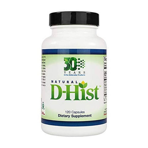 Ortho Molecular  Natural D-Hist  120 Capsules