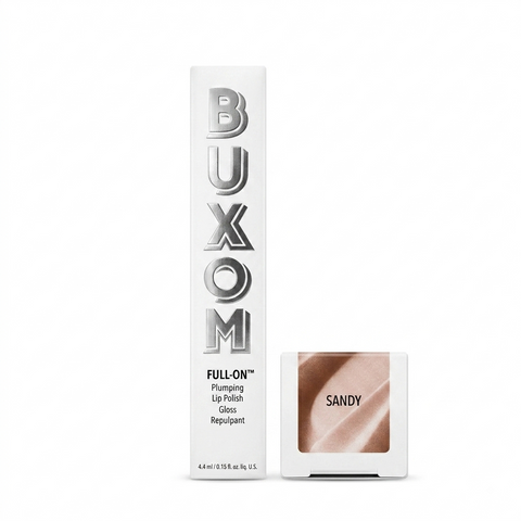 Buxom Full-On Plumping Lip Polish – Sandy Nude Pink Shimmer 4.2ml