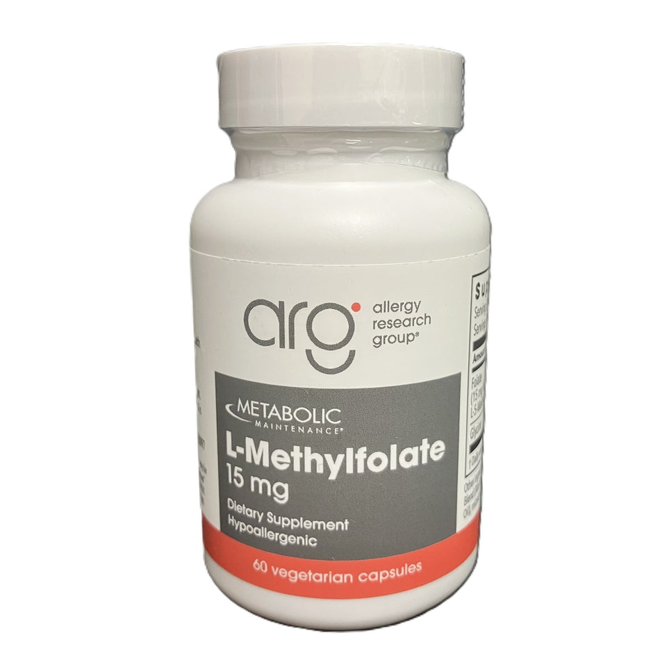 Metabolic Maintenance L-Methylfolate 15mg – 60 Capsules | Active Folate Supplement