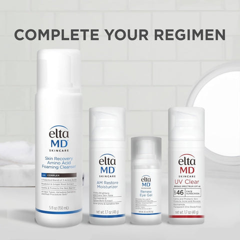 EltaMD Renew Eye Gel 0.5 oz | Anti-Aging Eye Treatment for Dark Circles, Puffiness & Fine Lines