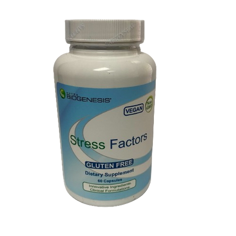 Nutra BioGenesis Stress Factors 60 Veg Caps