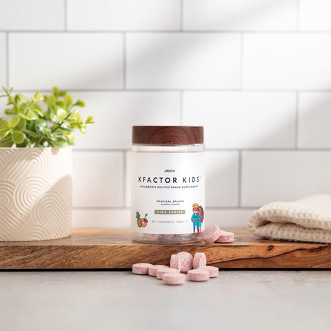 Plexus XFactor Kids – 60 Chewable Tablets | Multivitamin & Probiotic for Children's Health