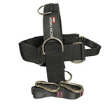 Iron Neck Harness Advanced Neck Trainer for Strengthening Alpha Plus Harness Black