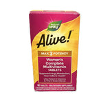 Nature’s Way Alive! Max3 Potency Women’s Multivitamin, High Potency B-Vitamins, 90 Tablets