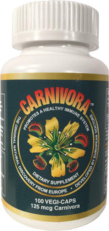 Carnivora Vegi-Caps - Gluten Free, Vegan Friendly Capsules to Strengthen and Support Your Immune System (100 Capsules)