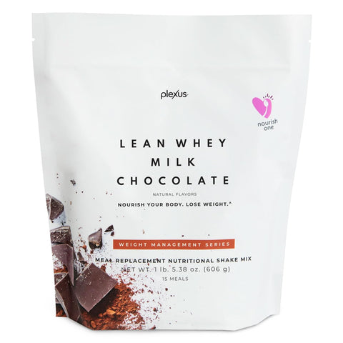 Plexus Lean Whey Protein Meal Replacement – Milk Chocolate, 15 Count | Supports Weight Loss & Muscle Health