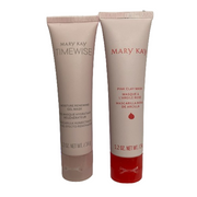 Mary Kay Masking Minis Moisture Renewing and Pink Clay Mask 1.2 oz