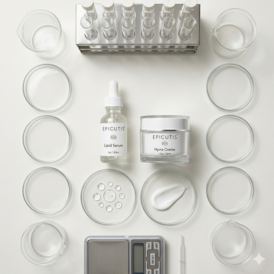 Epicutis Luxury Skincare Set – Lipid Serum 1oz + Hyvia Crème 1.7oz