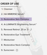 ALASTIN Restorative Skin Complex daily skincare routine