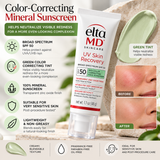 EltaMD UV Skin Recovery Green Tint SPF 50 | 1.7 oz