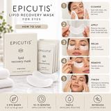 Epicutis Lipid Recovery Mask for Eyes 0.21 oz Each – Box of 5 Eye Masks