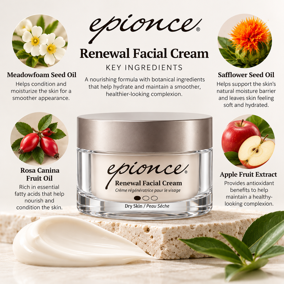 Epionce Renewal Facial Cream 1.7 oz – Daily Hydrating Face Moisturizer