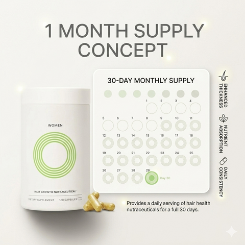Hair Growth Supplements for Women | 90-Day Supply for Thicker, Fuller Hair | Beauty Riche