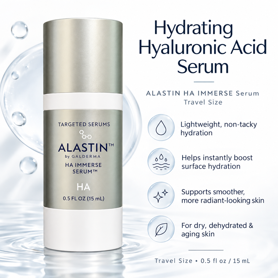 ALASTIN HA IMMERSE Serum Travel Size 15 mL – Hyaluronic Acid Hydrating Serum