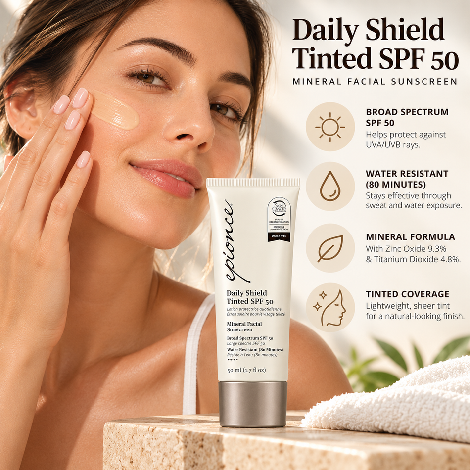 Epionce Daily Shield Tinted SPF 50 1.7 fl oz – Tinted Facial Sunscreen