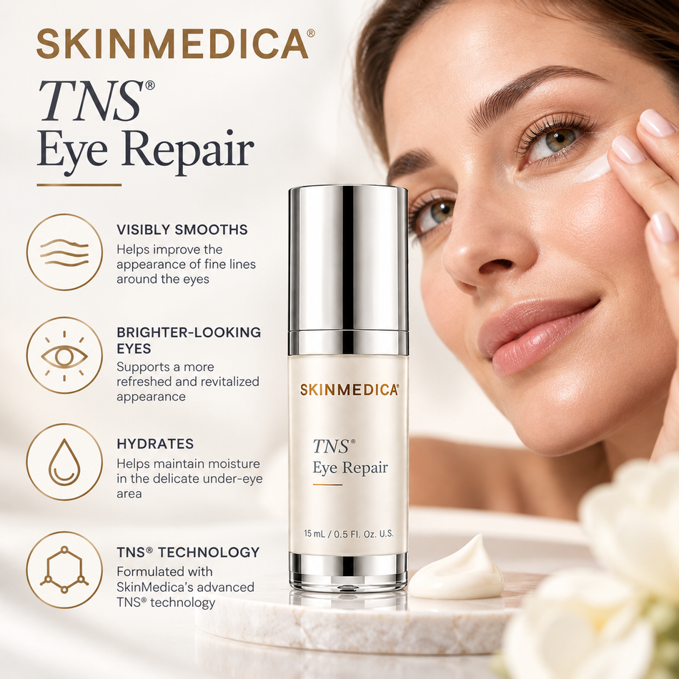 SkinMedica TNS Eye Repair 0.5oz – Growth Factor Eye Treatment