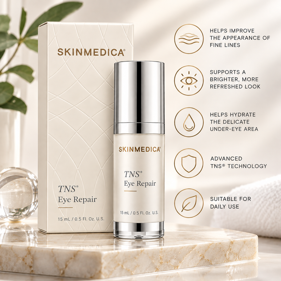 SkinMedica TNS Eye Repair 0.5oz – Growth Factor Eye Treatment
