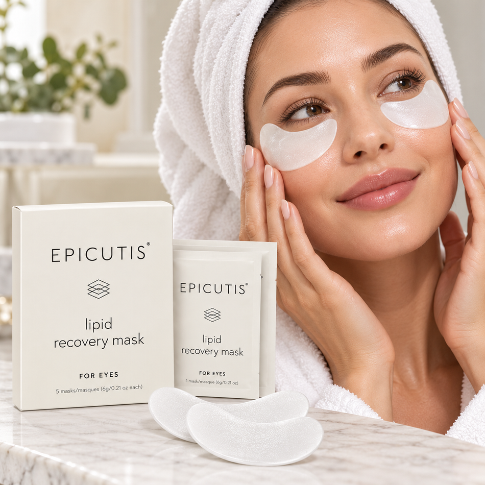 Epicutis Lipid Recovery Mask for Eyes 0.21 oz Each – Box of 5 Eye Masks