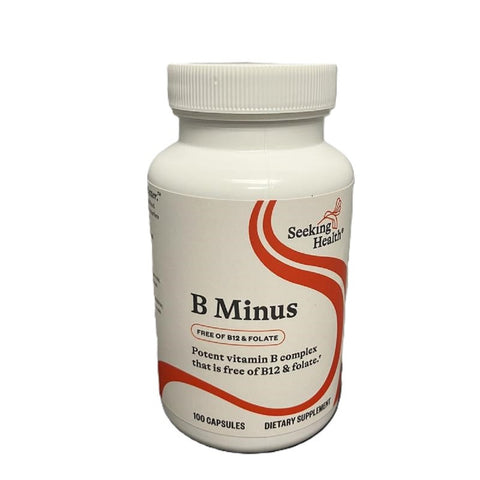 Seeking Health B-Minus Vitamin B Complex Vegetarian Capsules 100 Capsules